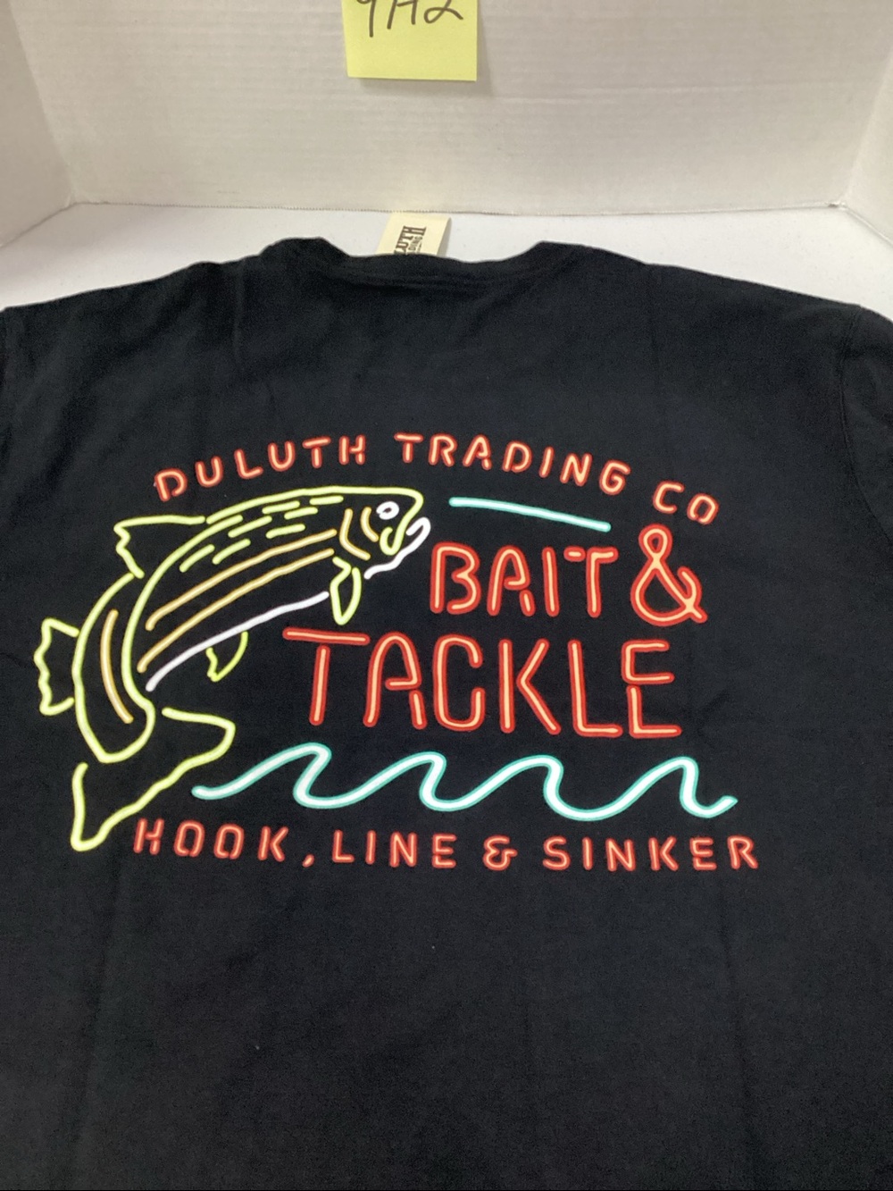 Duluth Trading Co Black Short Sleeve Crewneck Tee